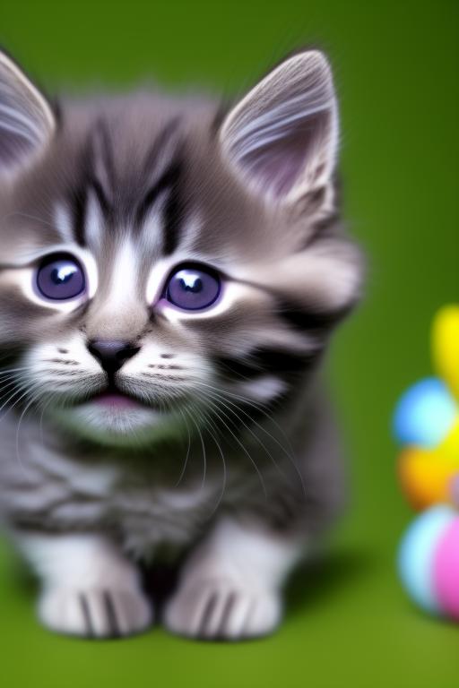 Создайте изображение кота худощавого телосложения, с темно серой шерстью и белым подшестком, с зеленым глазами и немного увеличенными ушами